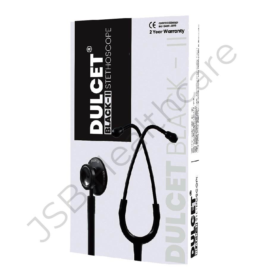 IndoSurgicals Dulcet Black-II Stethoscope
